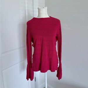 GB Women's Red Bell Long Sleeve Top